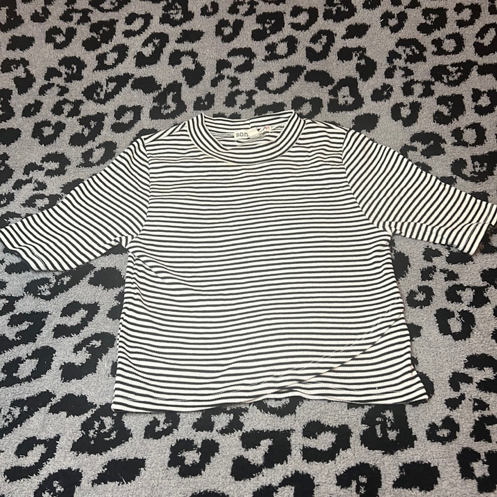 So Rad by Atv stripped crop top